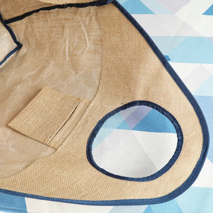 Borsa Tote in Juta Grande Capacità - Design Speciale per Spiaggia