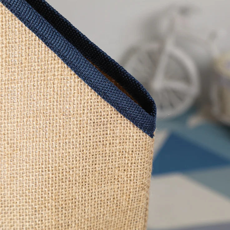 Borsa Tote in Juta Grande Capacità - Design Speciale per Spiaggia