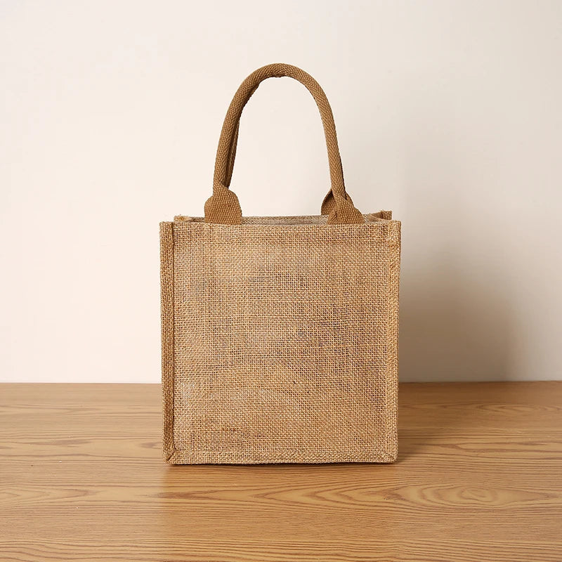 Borsa Tote Juta Grande Capacità - Shopping Bag Viaggio Donna Uomo | JuteBuy
