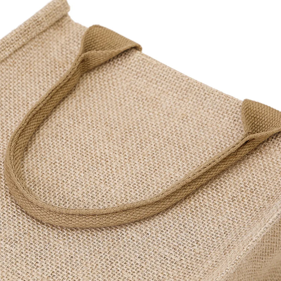 Borsa Tote Juta Grande Capacità - Shopping Bag Viaggio Donna Uomo | JuteBuy