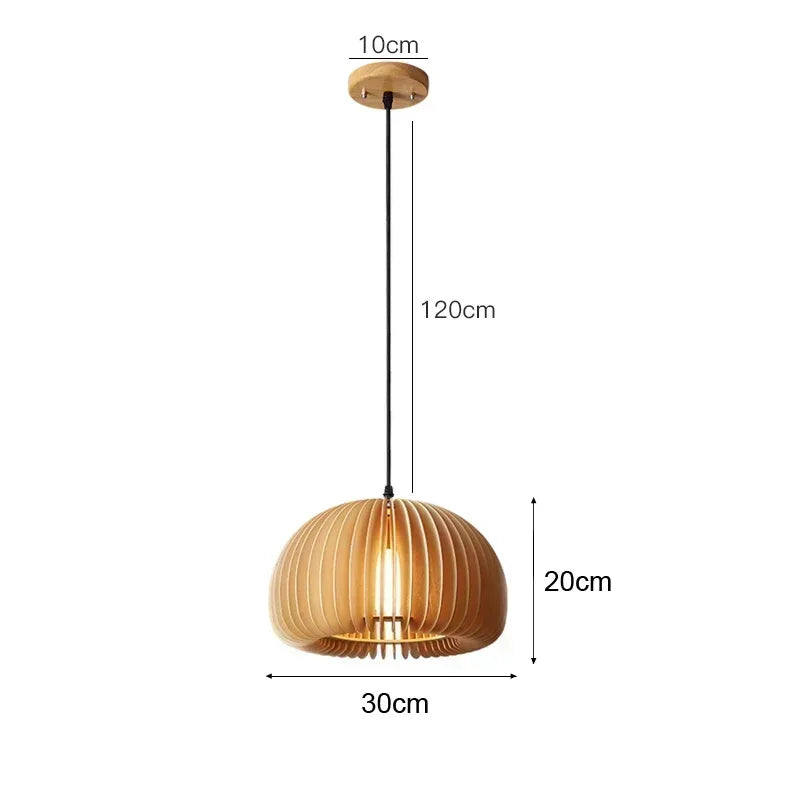 Lampada a Sospensione in Bambù Rattan - Lustre Intrecciato a Mano | JuteBuy