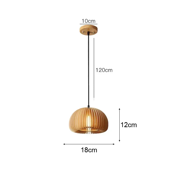 Lampada a Sospensione in Bambù Rattan - Lustre Intrecciato a Mano | JuteBuy
