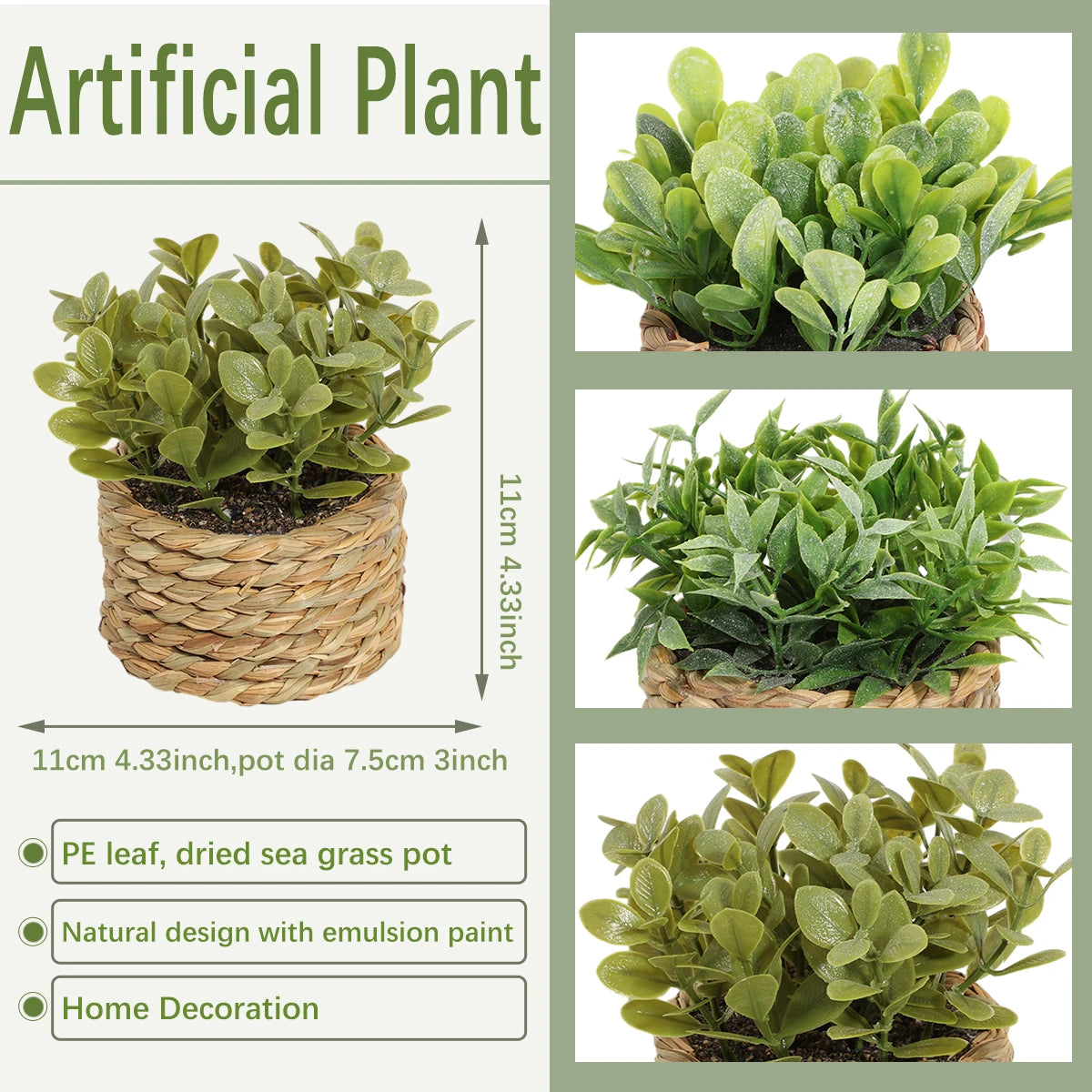 Pianta Artificiale Eucalipto Verde