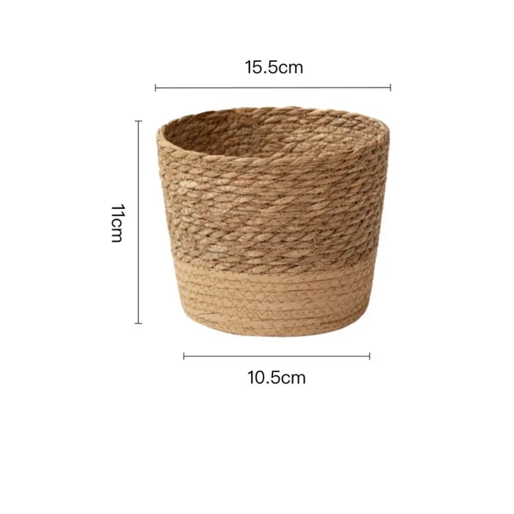 Cestino Rattan per Piante da Giardino