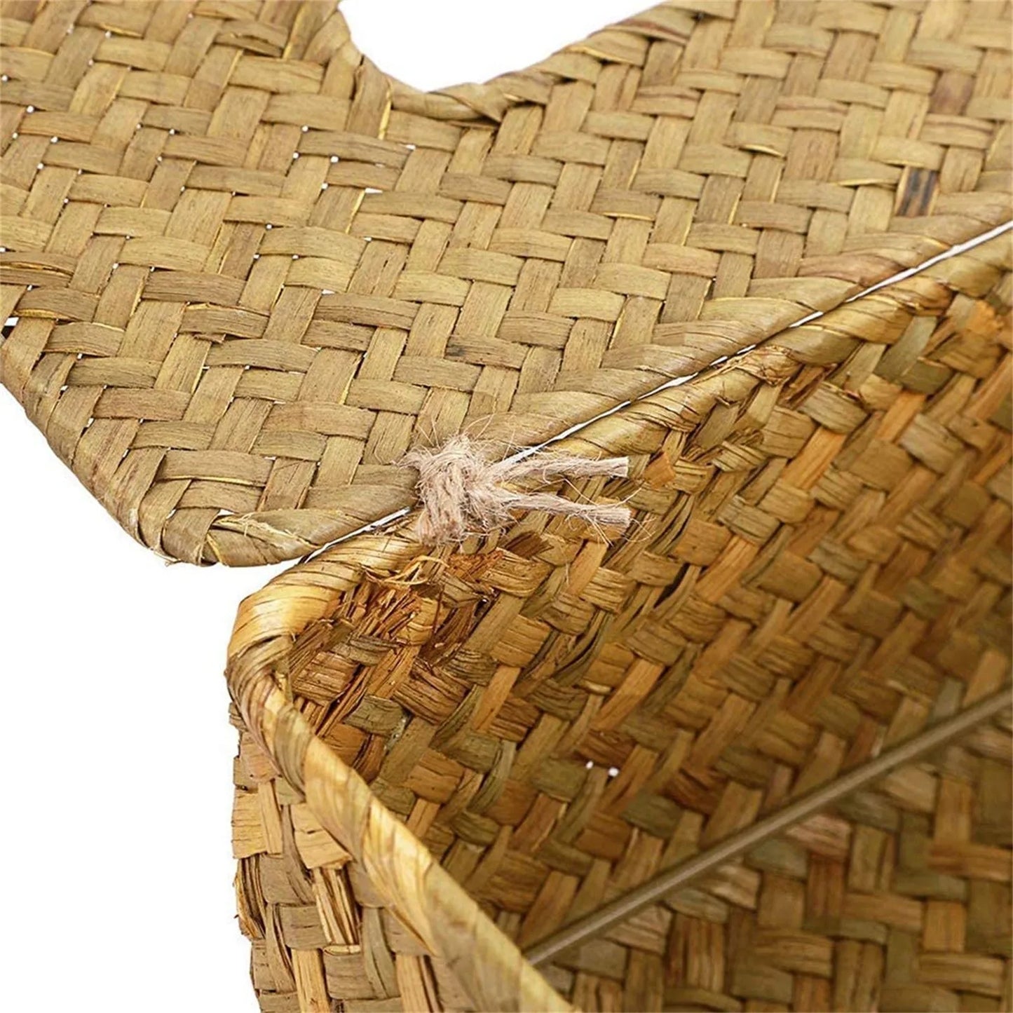 Portafazzoletti in Rattan Fatto a Mano - Scatola Porta Kleenex Decorativa per Casa Bagno Ufficio