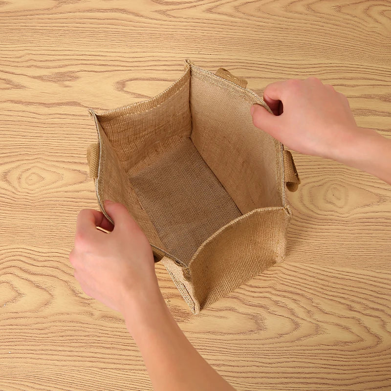 Borsa Tote Juta Grande Capacità - Shopping Bag Viaggio Donna Uomo | JuteBuy