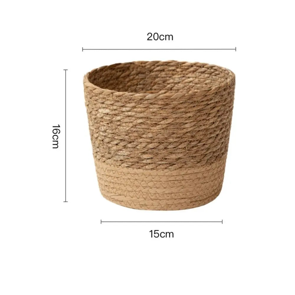Cestino Rattan per Piante da Giardino